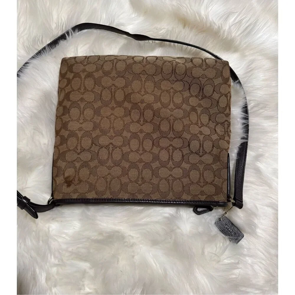 Coach signature crossbody